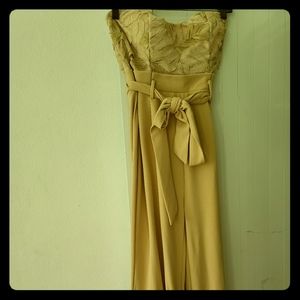 Jumpsuit straples y pantalón largo